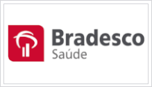 Logotipo do convênio Bradesco Saúde.