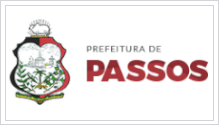 Logotipo do convênio da Prefeitura de Passos.